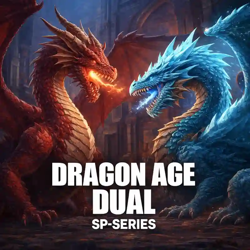 Dual Dragon Age slot game interface